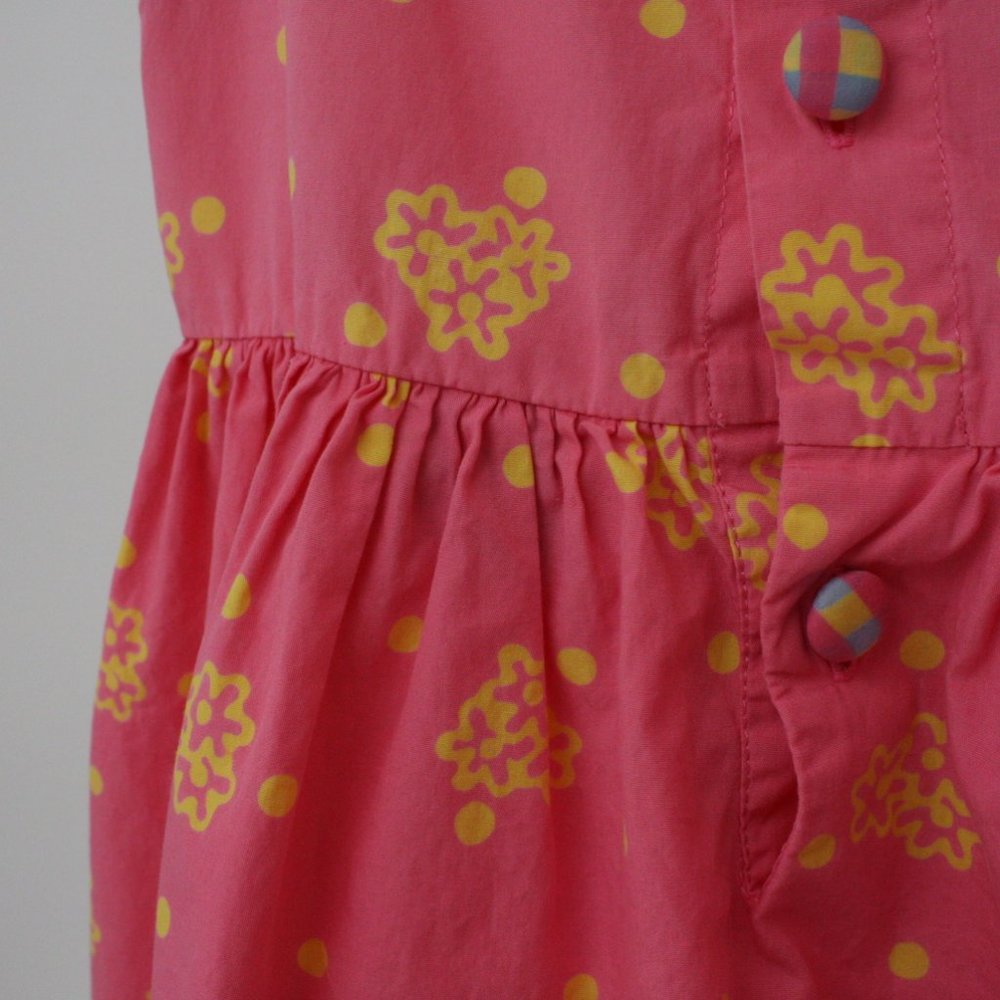 Young Colors Coral Pink Dress Girls Size 6 - Picture 7 of 10